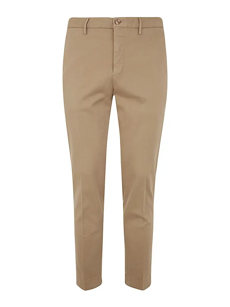 Pantalone corto in cotone Marrone