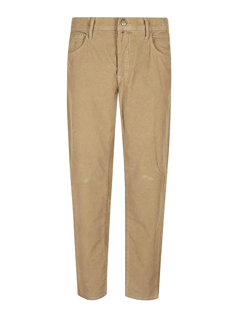 Pantalone Velluto Beige