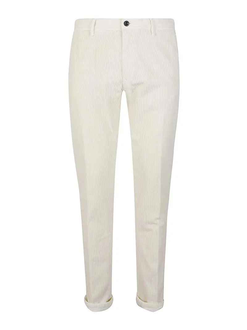 Pantalone velluto Bianco
