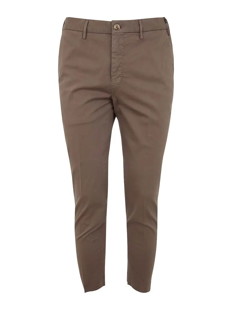 Pantaloni corti in cotone Marrone