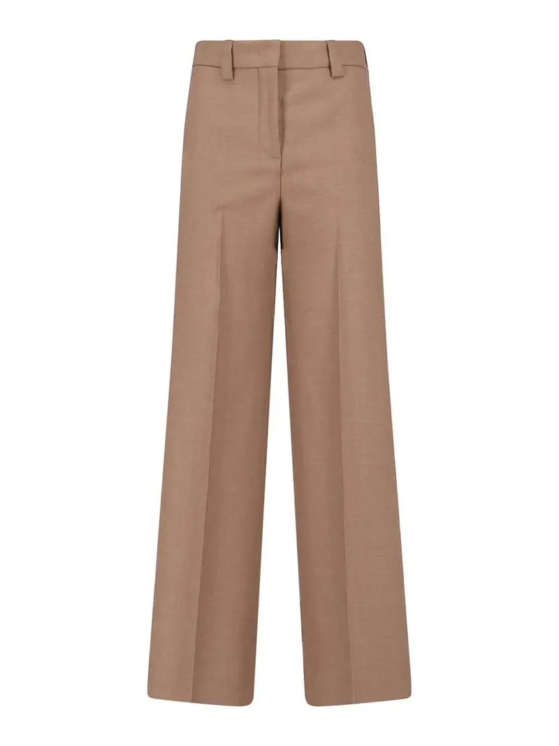 Pantaloni Dritti Beige