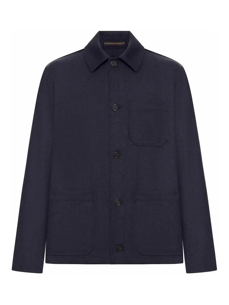 Sovracamicia in lana Grigio