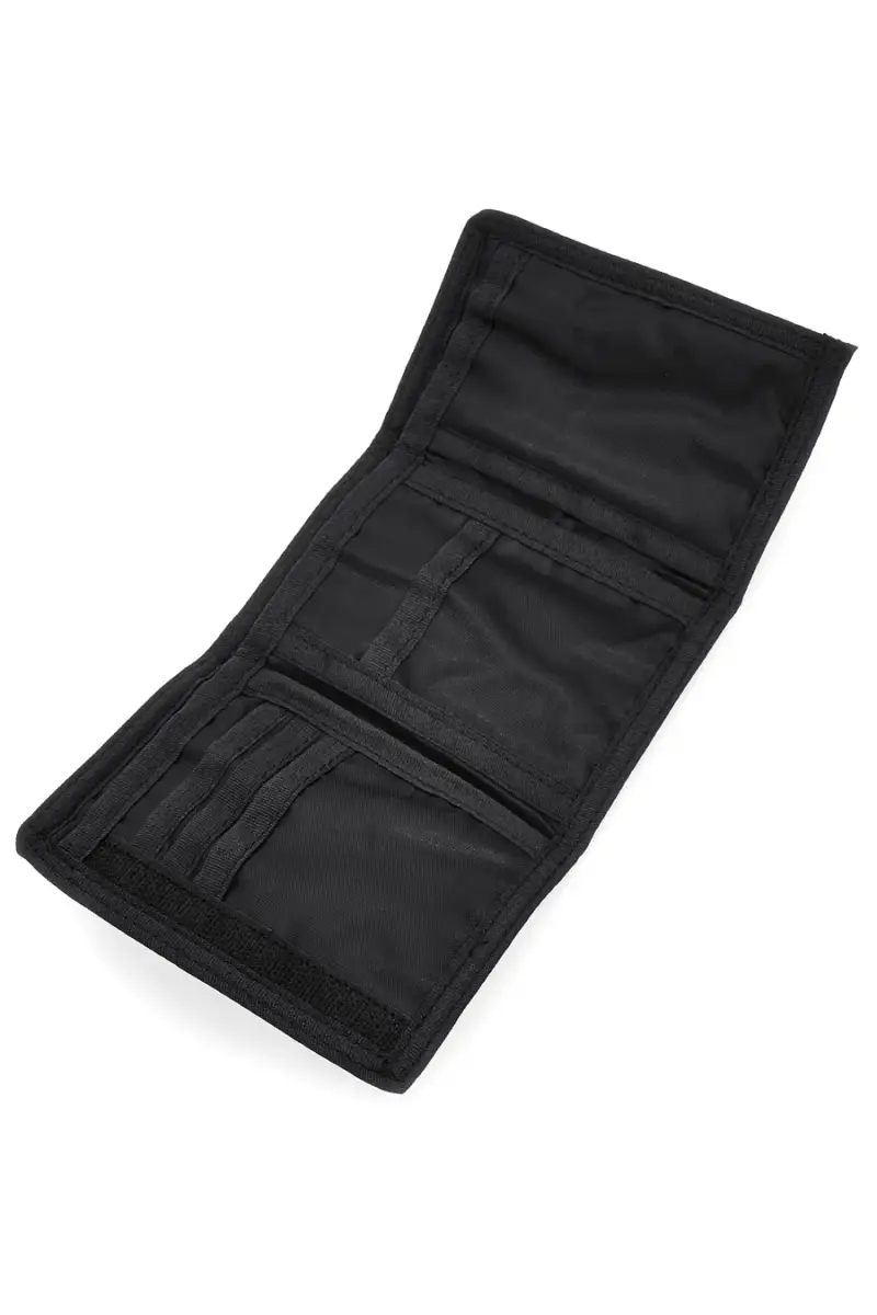 Portafoglio nero con chiusura a strappo Indigeno metropolitano IM21603-A [NERO] miniatura 3