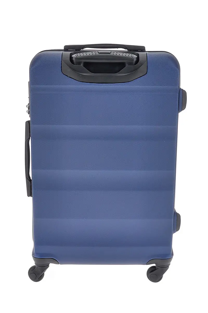 Trolley grande blu con 4 ruote e manico telescopico Indigeno INDIGENO180/G [NAVY] miniatura 5