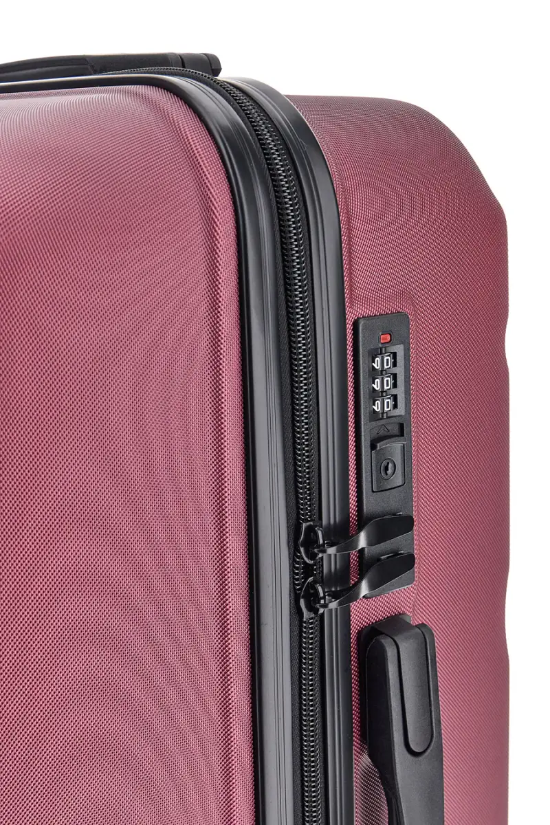 Trolley grande burgundy con 4 ruote e manico telescopico Indigeno INDIGENO180/G [BURGUNDY] miniatura 2