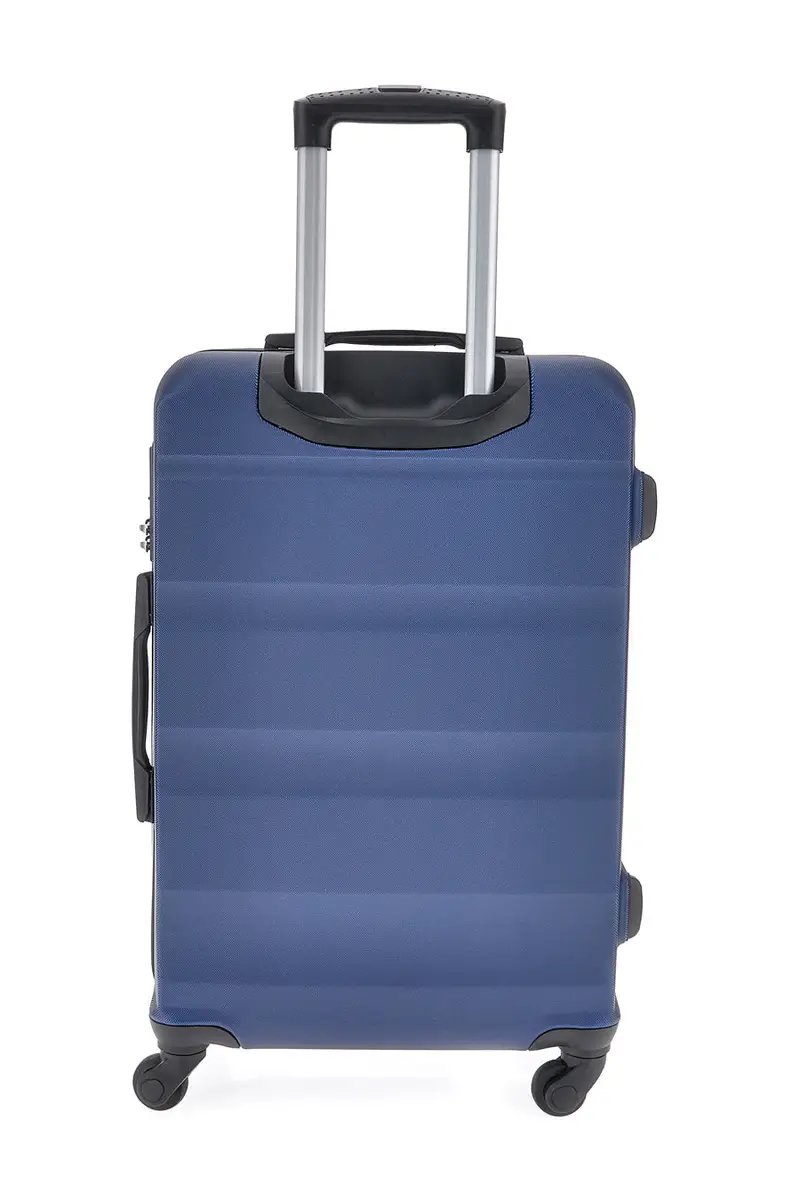 Trolley medio blu con 4 ruote e manico telescopico Indigeno INDIGENO180/M [NAVY] miniatura 5