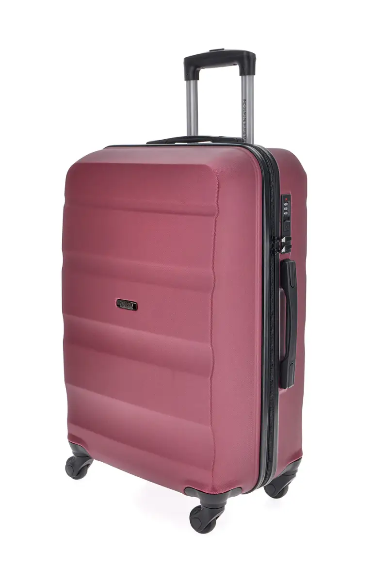 Trolley medio burgundy con 4 ruote e manico telescopico Indigeno INDIGENO180/M [BURGUNDY] miniatura 2