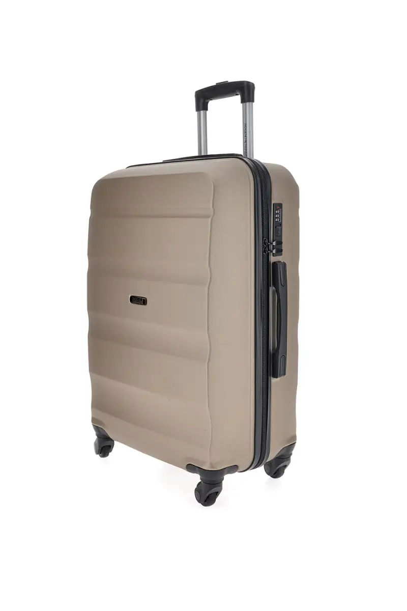 Trolley medio champagne con 4 ruote e manico telescopico INDIGENO180/M [CHAMPAGNE] miniatura 3