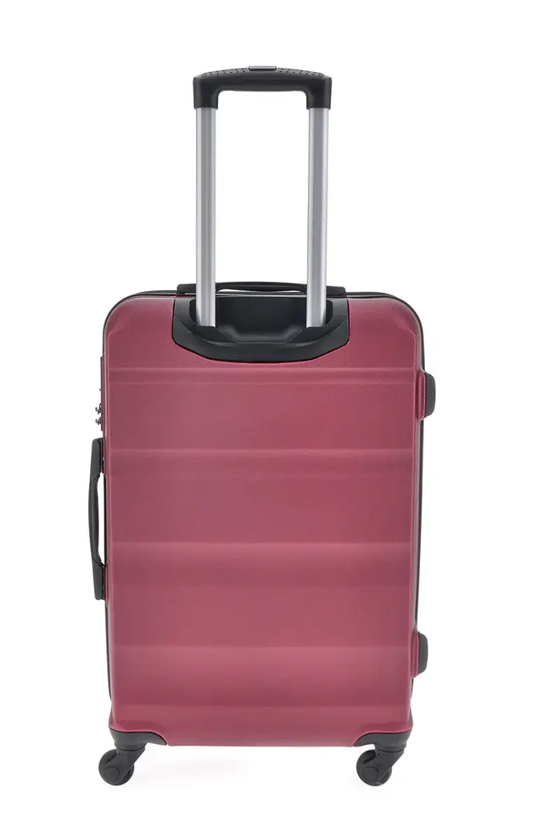 Trolley piccolo burgundy con 4 ruote e manico telescopico Indigeno INDIGENO180/P [BURGUNDY] miniatura 4