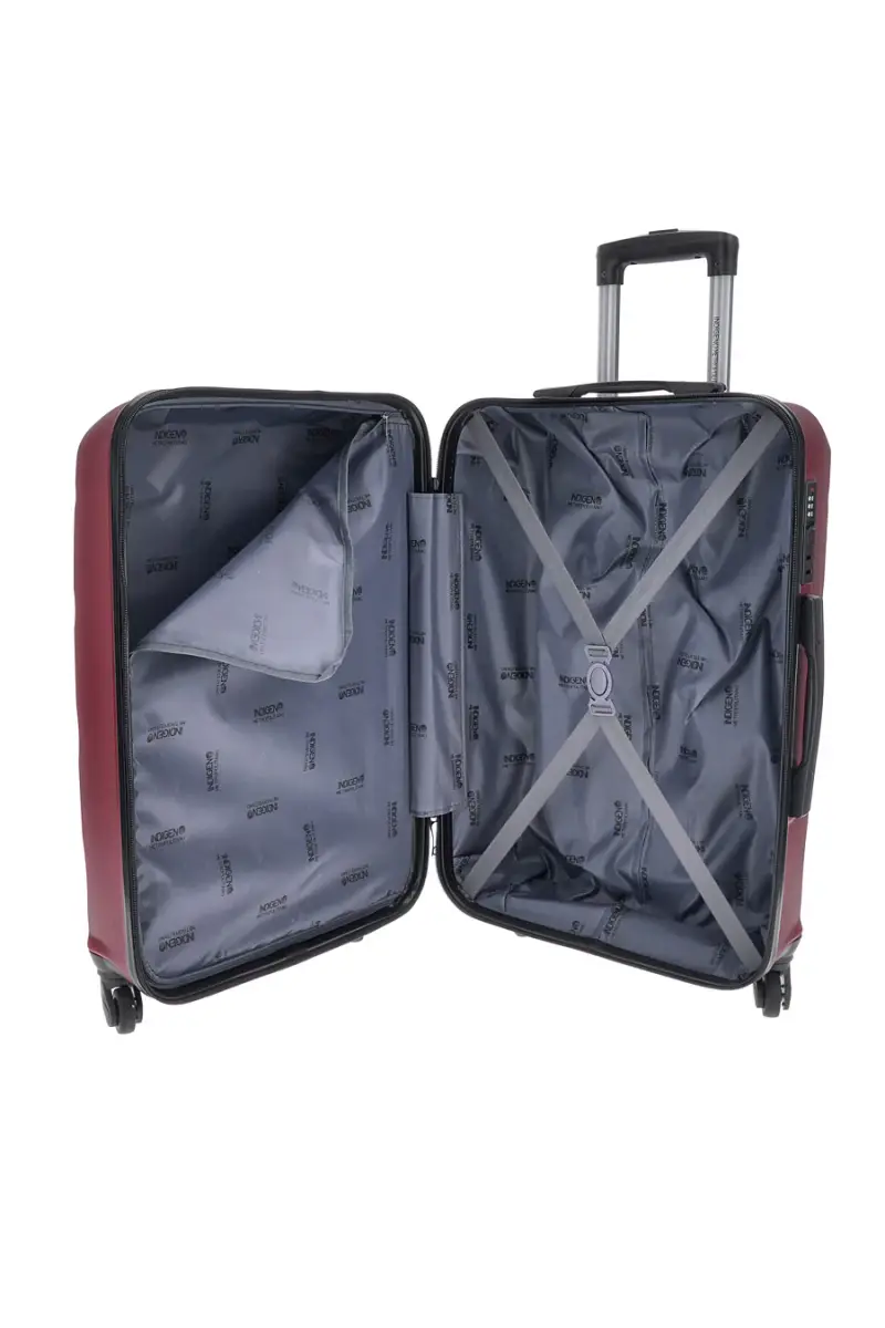 Trolley piccolo burgundy con 4 ruote e manico telescopico Indigeno INDIGENO180/P [BURGUNDY] miniatura 5