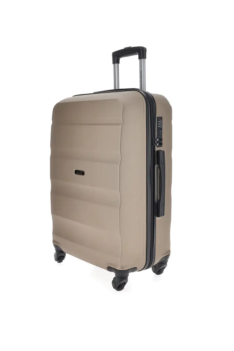 Trolley piccolo champagne con 4 ruote e manico telescopico Indigeno INDIGENO180/P [CHAMPAGNE] miniatura 3