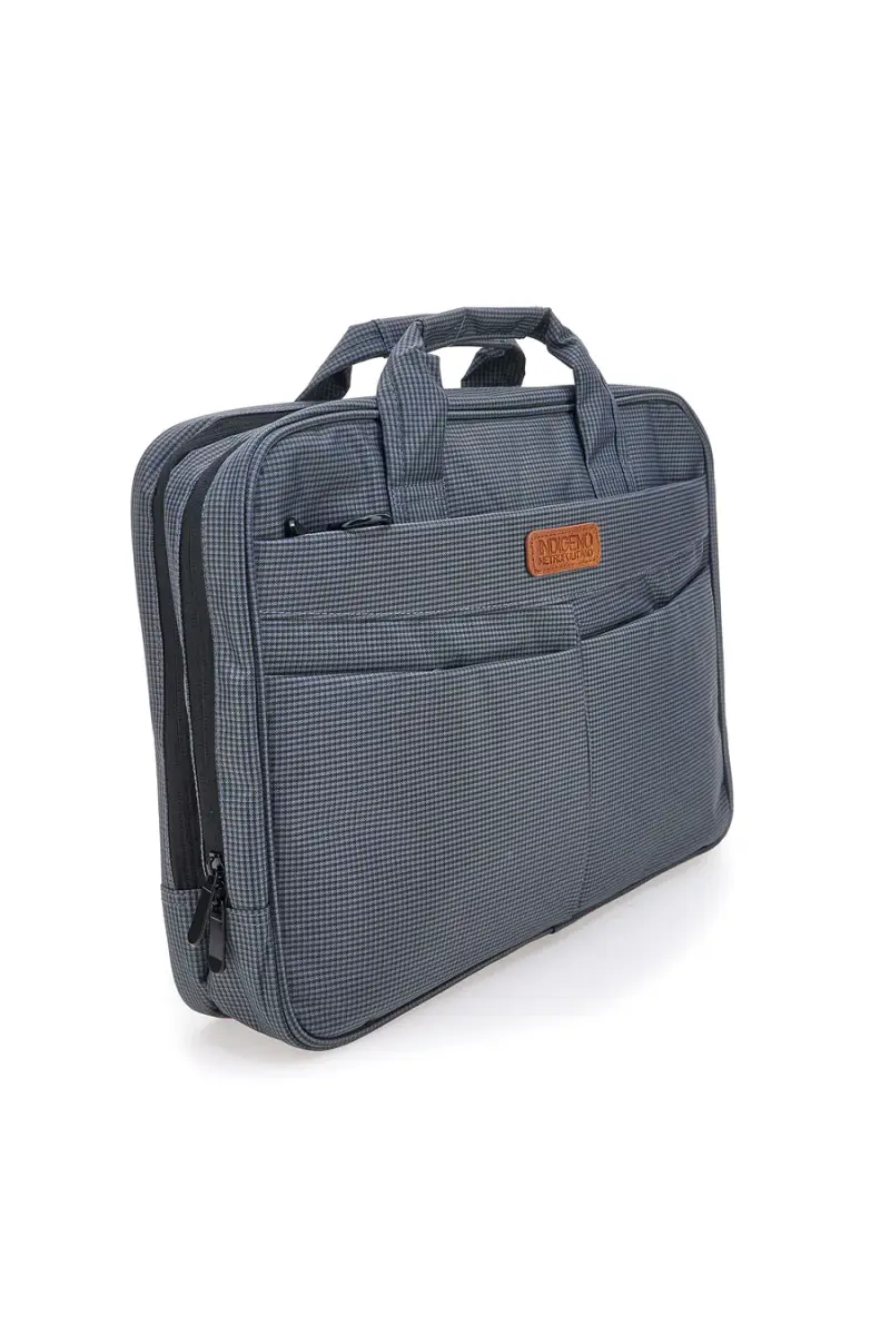 Ventiquattrore grigio con tracolla regolabile Indigeno metropolitano IM-21365 [GRIGIO] miniatura 2