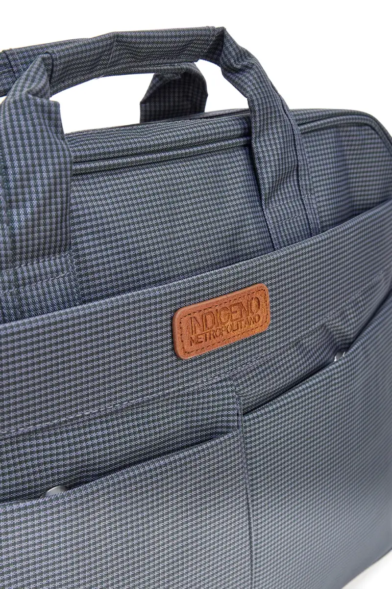 Ventiquattrore grigio con tracolla regolabile Indigeno metropolitano IM-21365 [GRIGIO] miniatura 3