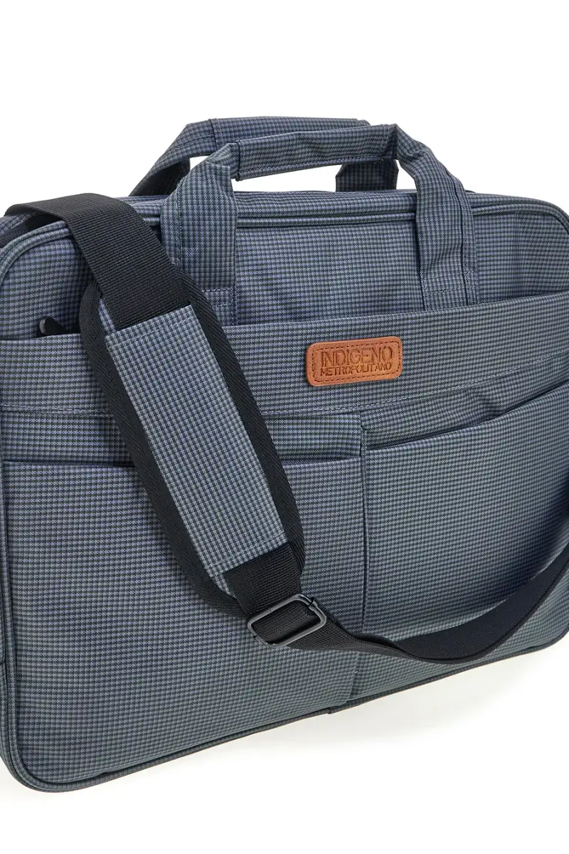 Ventiquattrore grigio con tracolla regolabile Indigeno metropolitano IM-21365 [GRIGIO] miniatura 4
