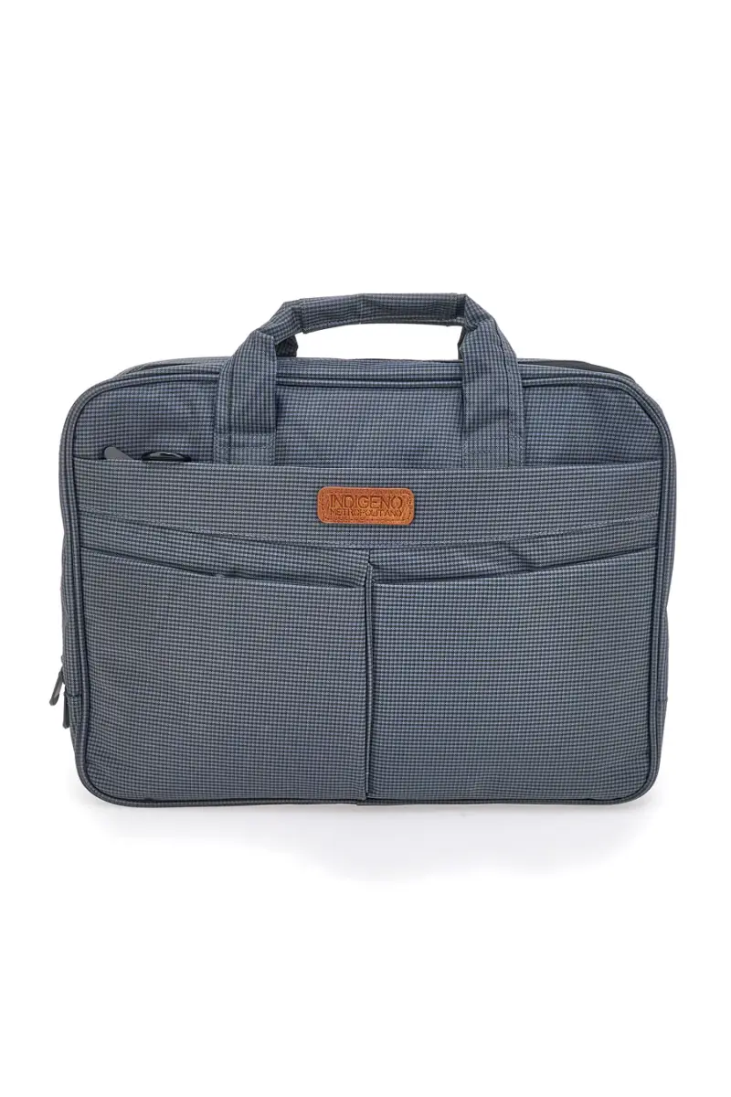 Ventiquattrore grigio con tracolla regolabile Indigeno metropolitano IM-21365 [GRIGIO]