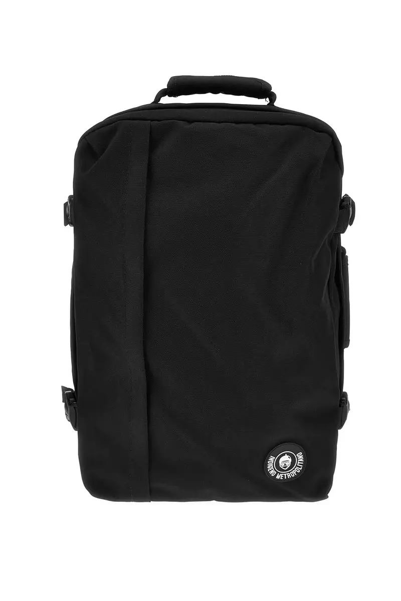 Zaino nero con manico e design essenziale Indigeno metropolitano XPITTBAC003-A [NERO]
