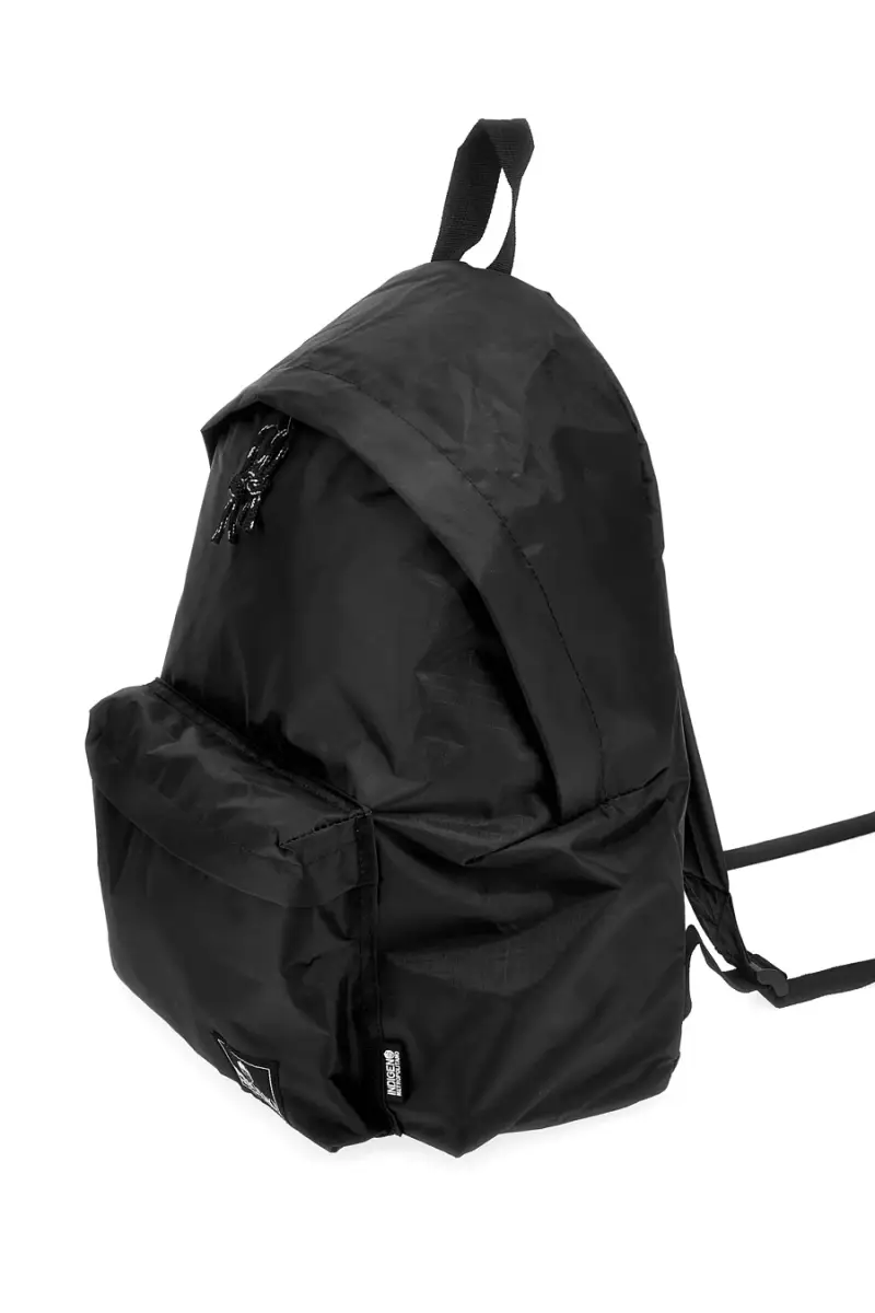 Zaino nero con tasca frontale Indigeno metropolitano NBG21043-A [NERO] miniatura 3