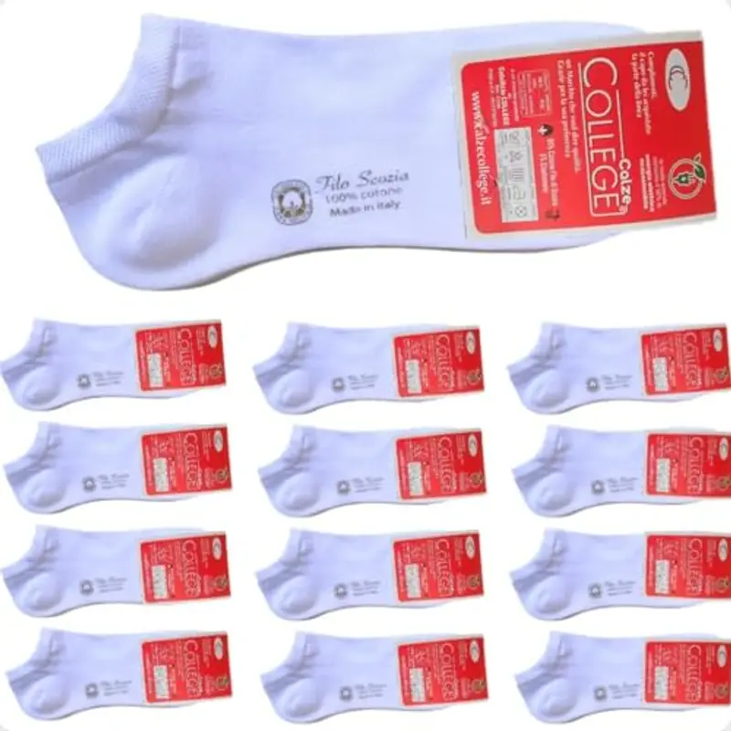 Calze College Calze Uomo Bianco 1605191