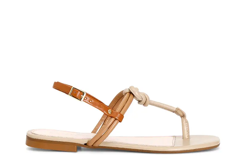 infradito con mignon e nodi multi natural