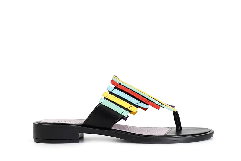 infradito con tomaia multi listini multicolor 35