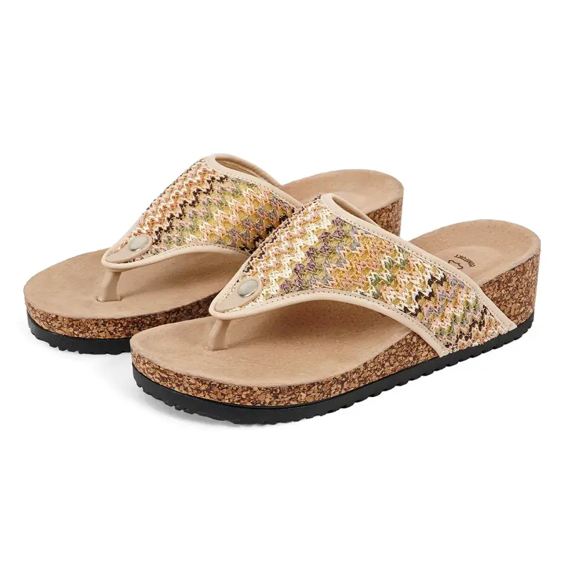 Infradito Melange con Zeppa