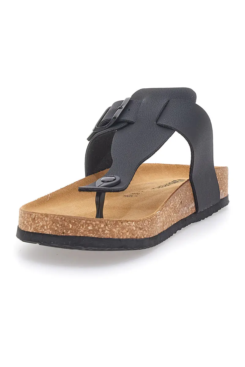 Infradito Nere con Fibbia Regolabile Made in Italy Superga S31U172 miniatura 3