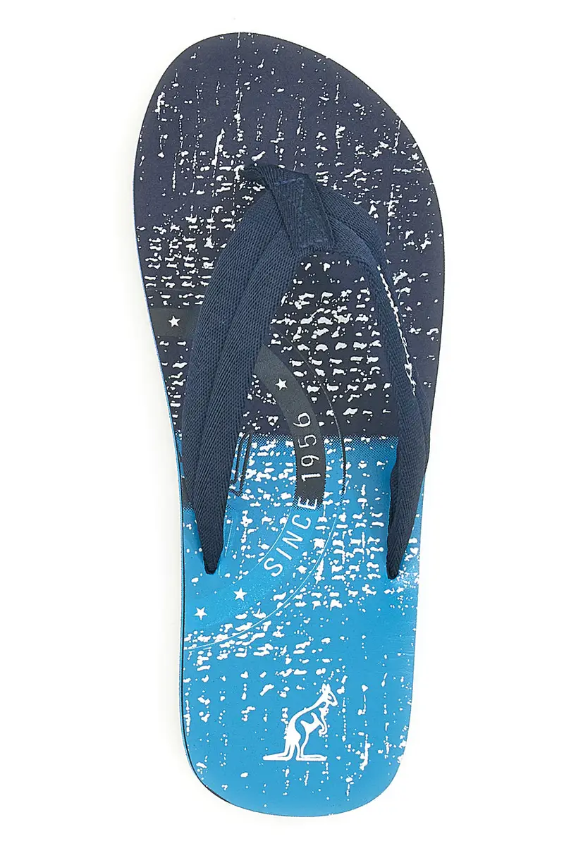Infradito nere e blu con stampa grafica Australian AU24M408 miniatura 3