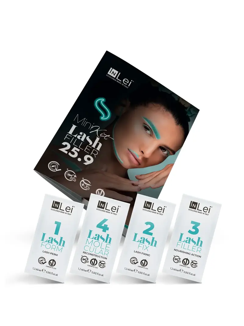 MINI KIT LASH FILLER 25.9 | laminazione ciglia 4 x 1,2 ml