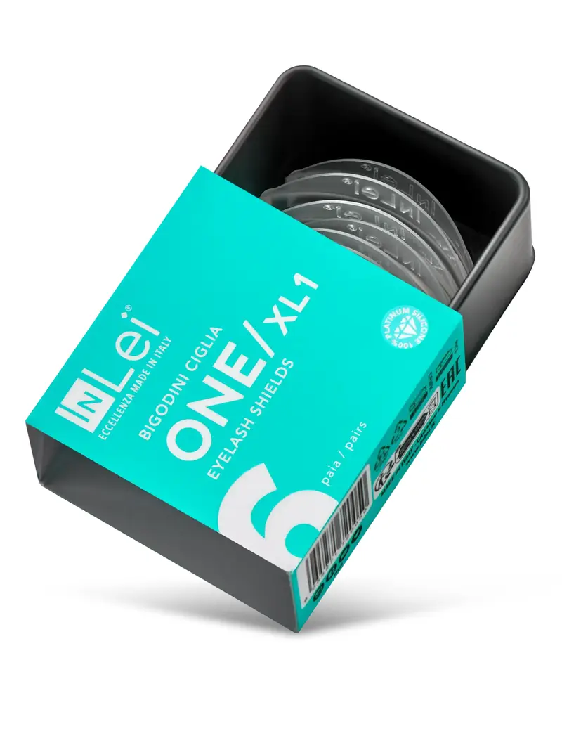 ONE XL1 bigodini in silicone per ciglia 6 paia