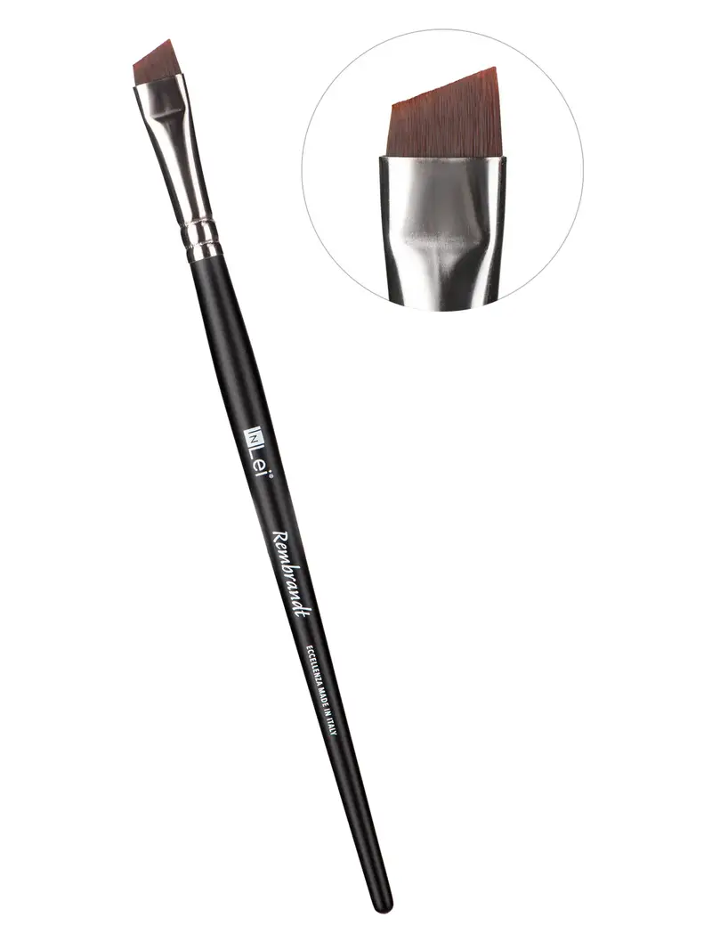 REMBRANDT pennello professionale a taglio obliquo con base larga per Brow Artist
