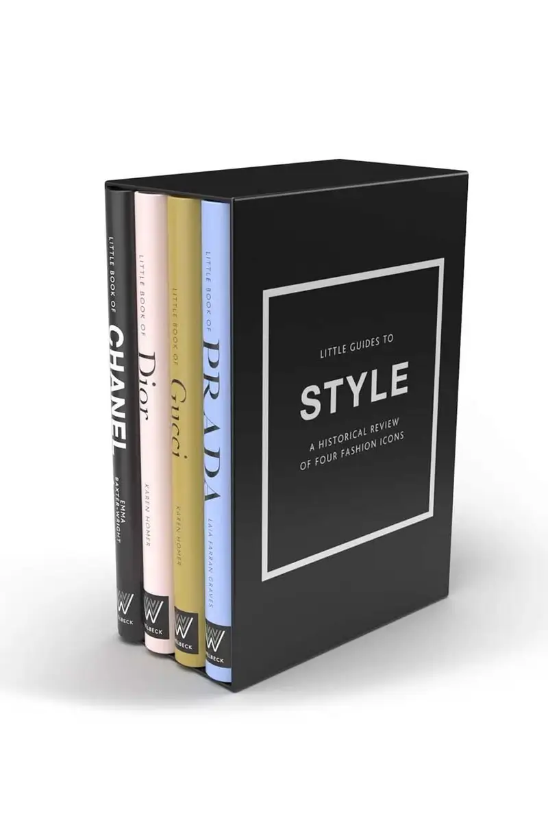 Guzzini set di libri Little Guides to Style, Emma Baxter-Wright, English Multicolore