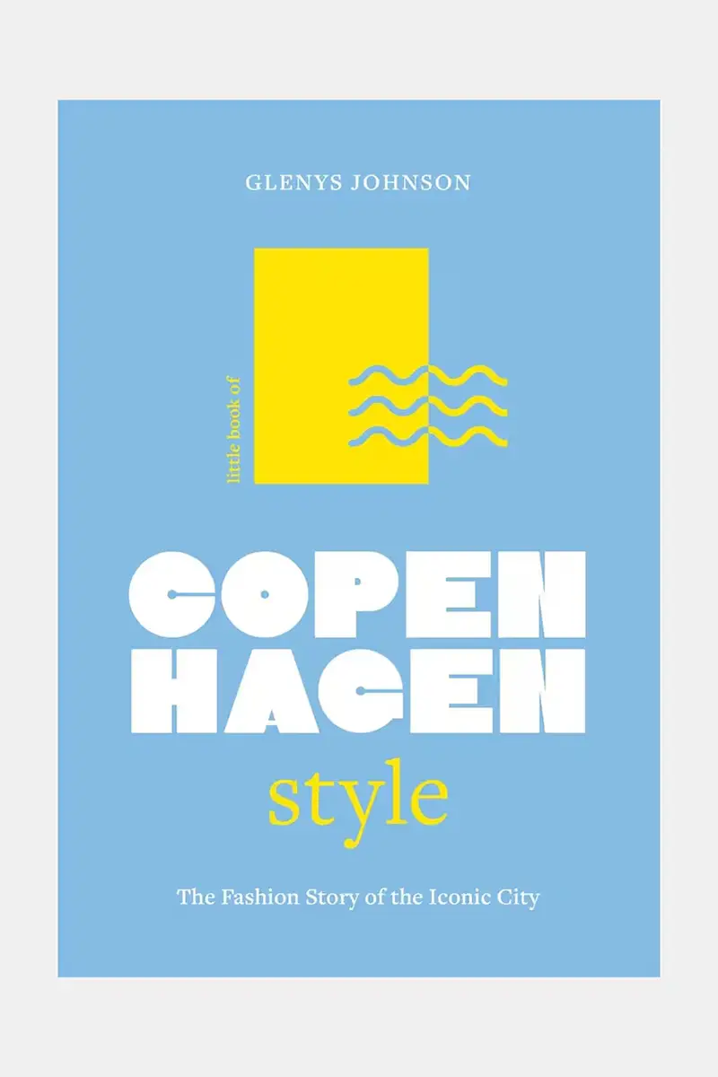 home & lifestyle libro Little Book of Copenhagen Style by Glenys Jonhson, English colore blu