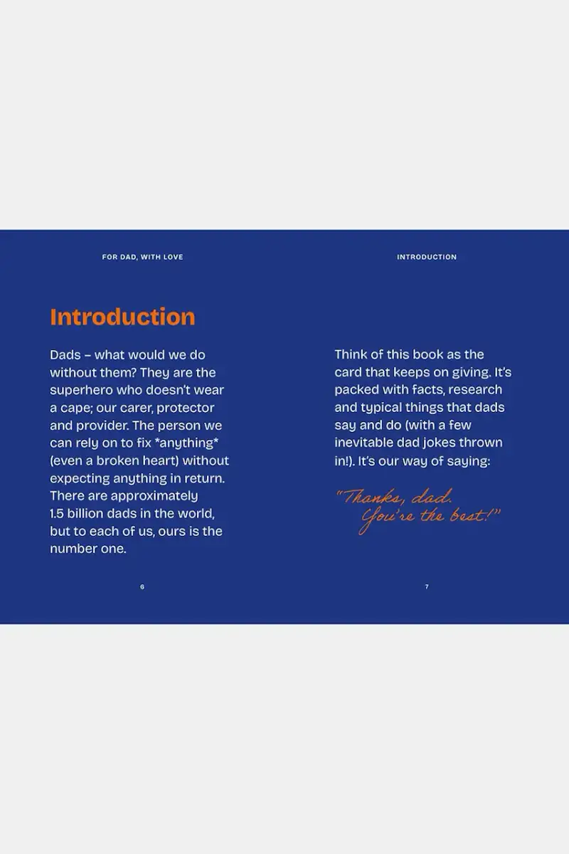 home & lifestyle libro The Pocket For Dad With Love, English Multicolore miniatura 3