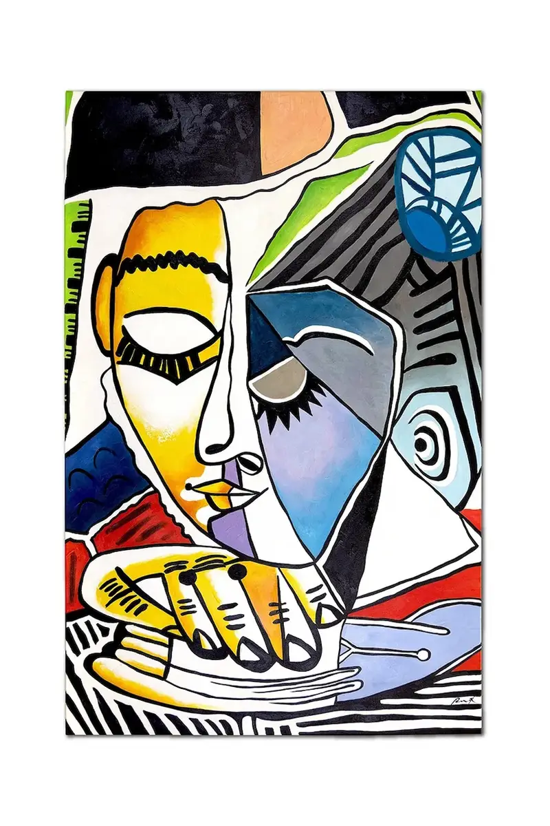 home & lifestyle riproduzione dipinta ad olio G?owa czytaj?cej kobiety, Pablo Picasso Multicolore