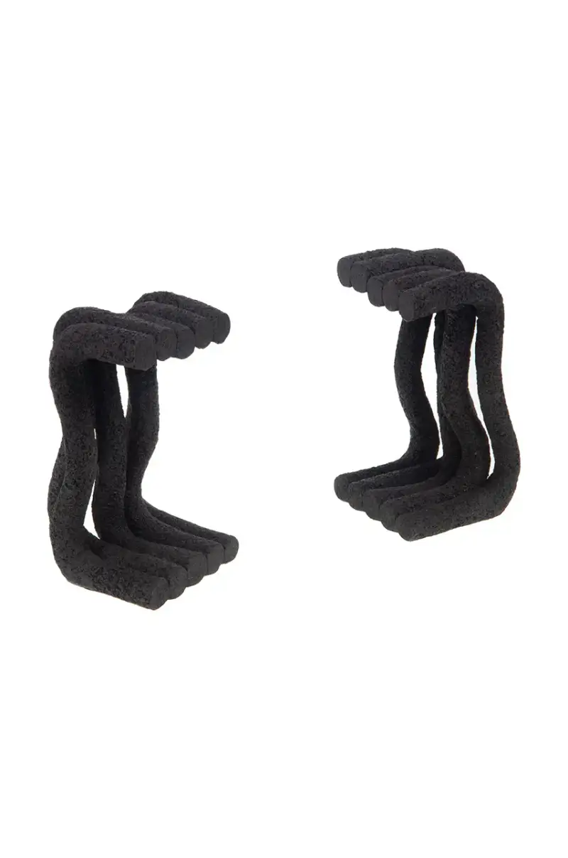 home & lifestyle supporti per libri pacco da 2 Nero miniatura 2