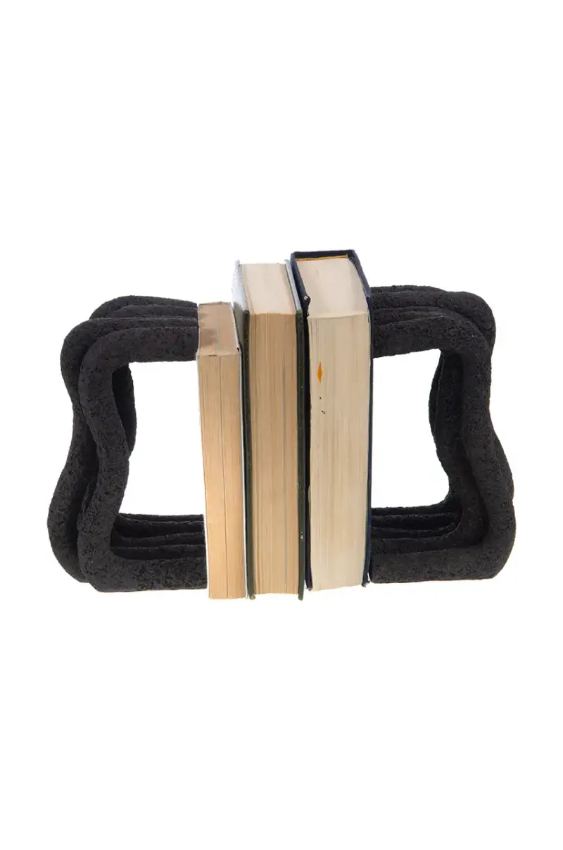 home & lifestyle supporti per libri pacco da 2 Nero