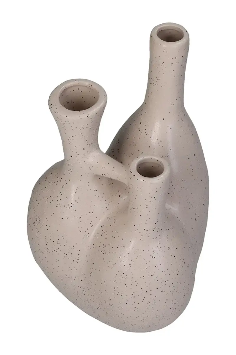 home & lifestyle vaso decorativo 29 x 18 x 18 cm Beige miniatura 3