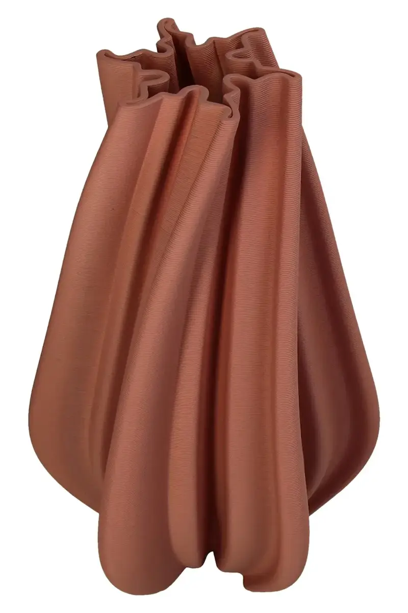 home & lifestyle vaso decorativo 32 x 24 x 19,5 cm Arancione