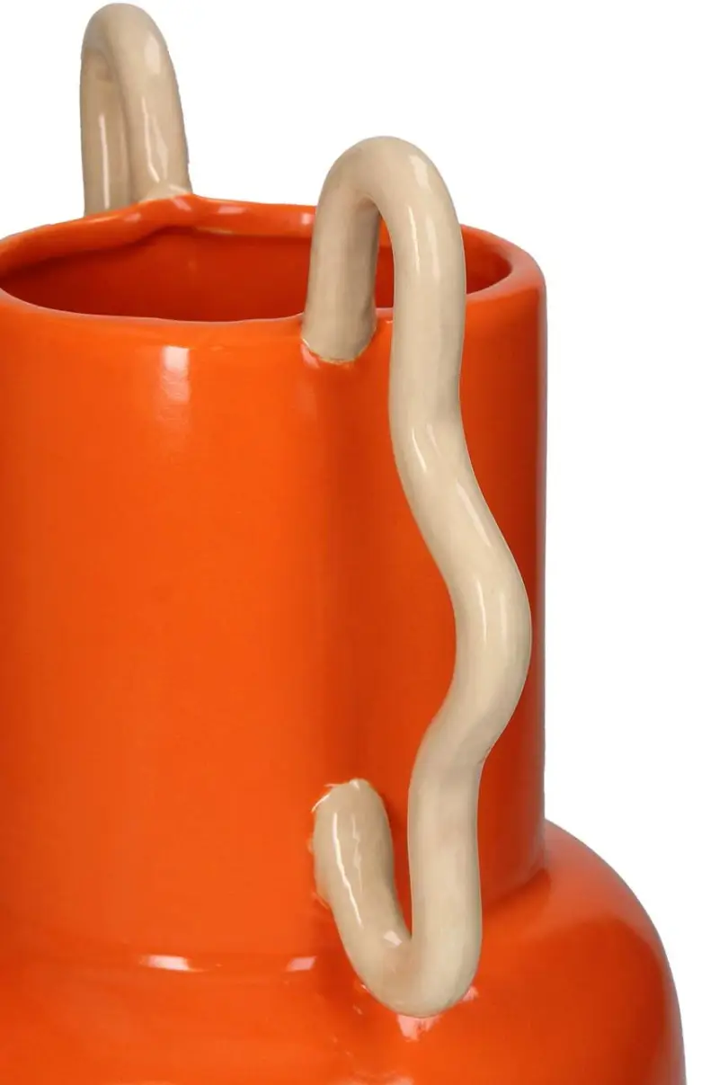 home & lifestyle vaso decorativo Arancione miniatura 3