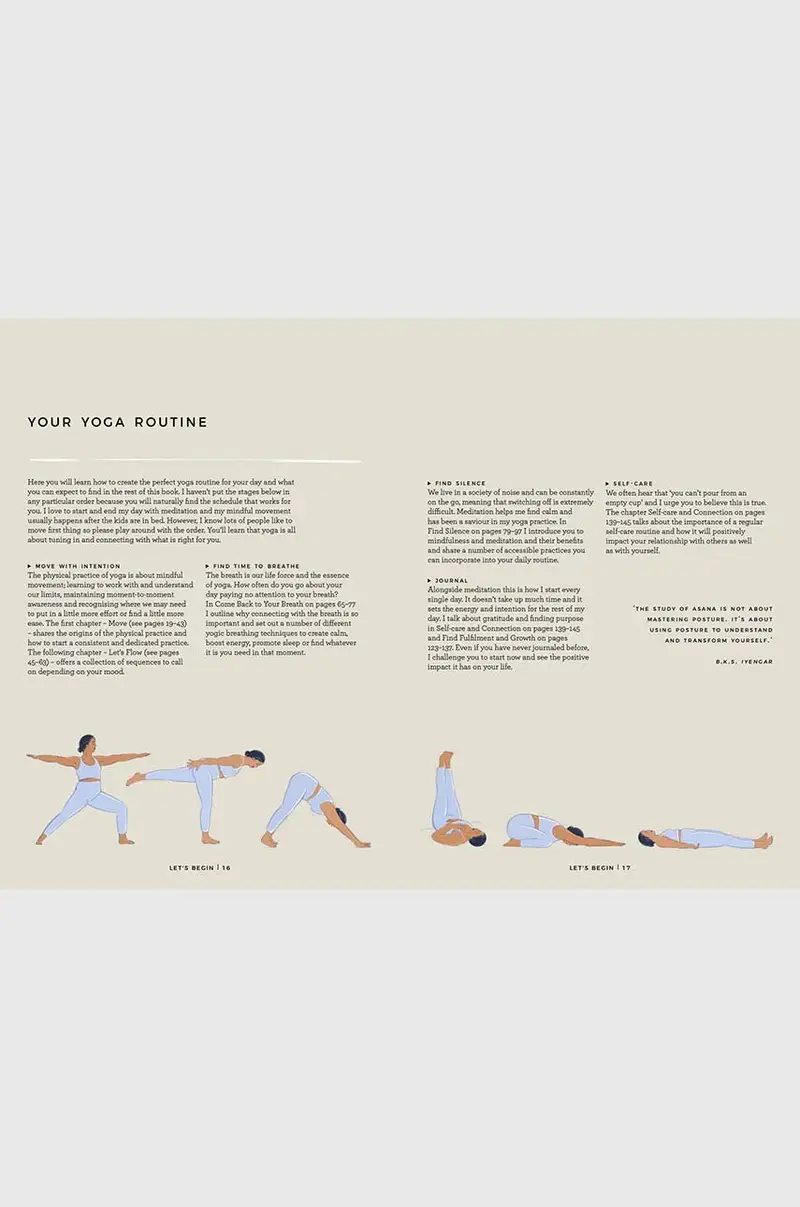 libro Yoga Happy by Hannah Barrett, English Rosa miniatura 5