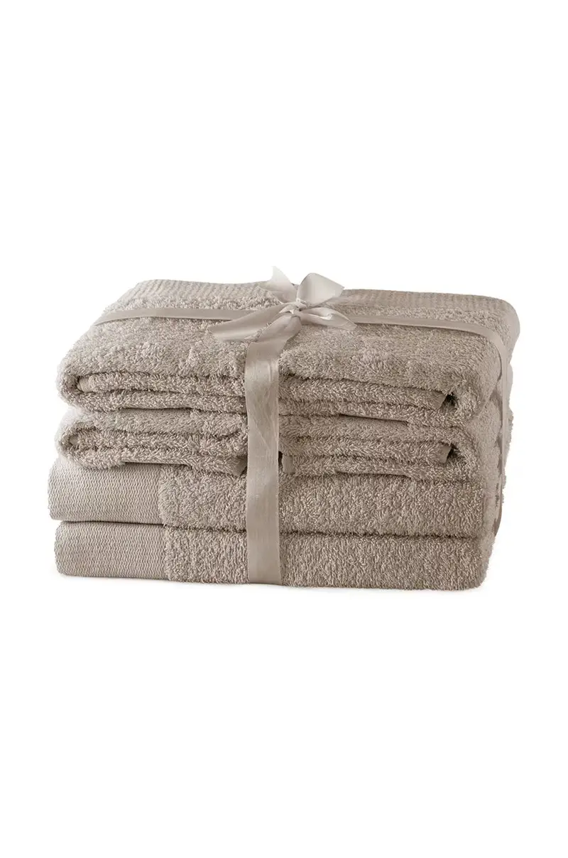 set asciugamani (6-pack) Beige