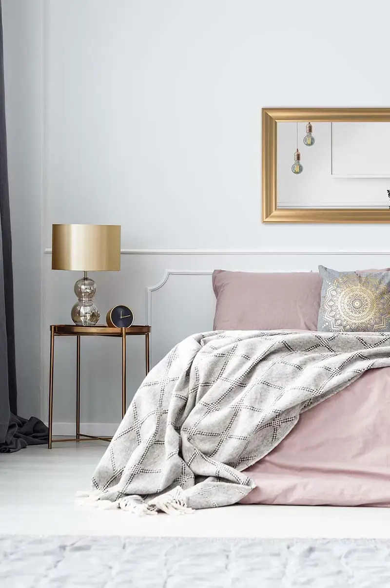 specchio da parete Giallo miniatura 2