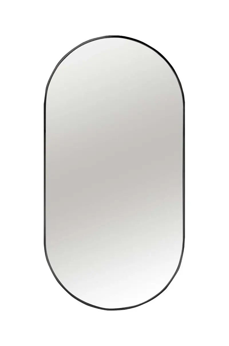 specchio da parete Nero