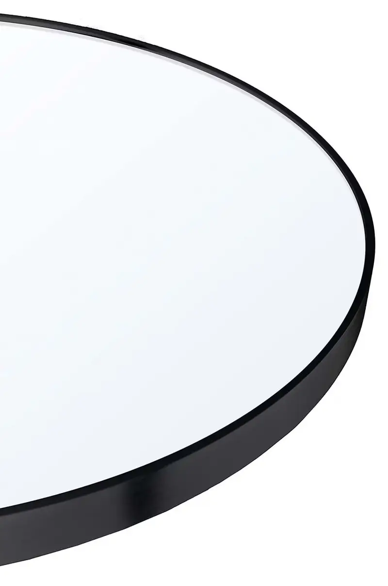 specchio da parete Nero miniatura 3