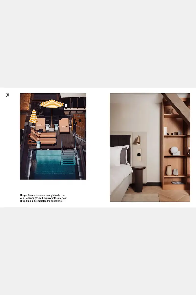 Taschen libro Copenhagen, English colore granata miniatura 3