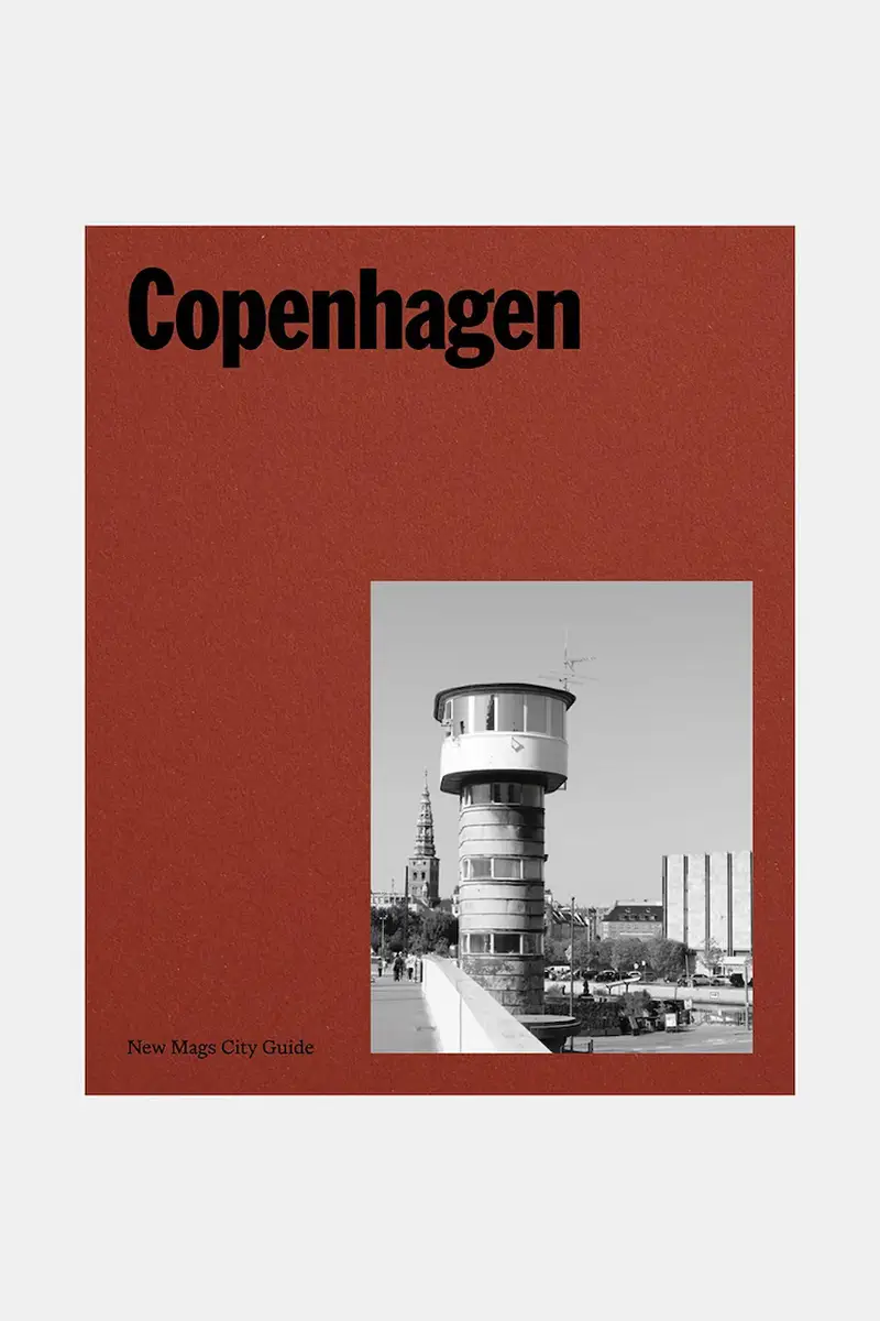 Taschen libro Copenhagen, English colore granata