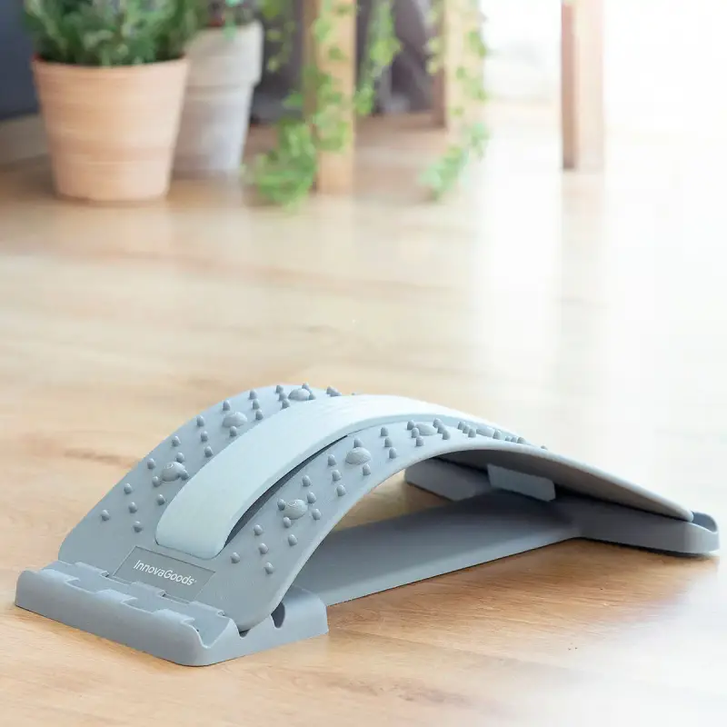 Supporto per l allungamento lombare con punti di pressione e magnetici InnovaGoods Lumport