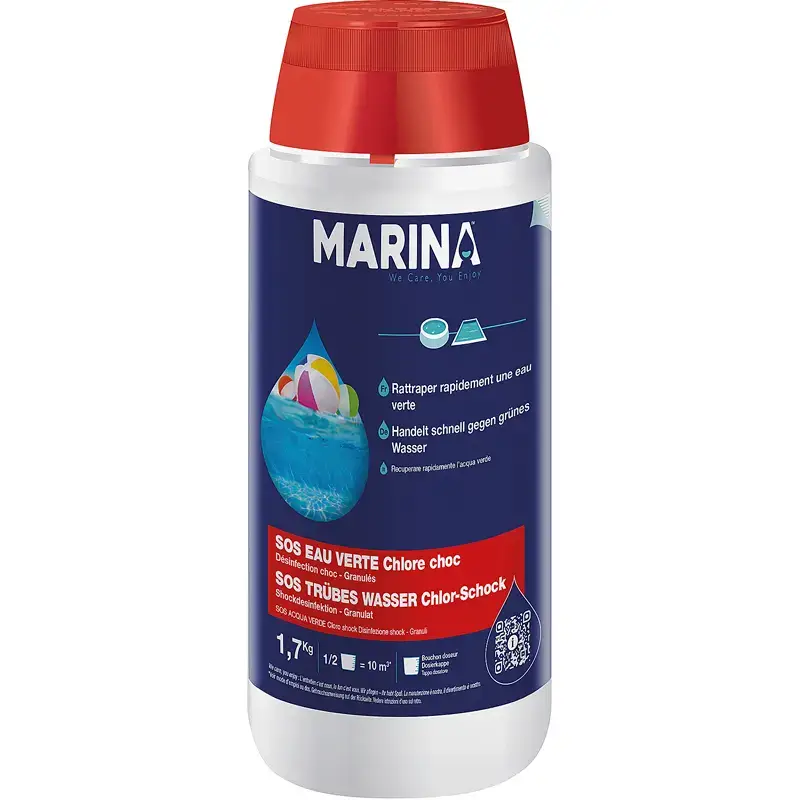 Prodotto per la manutenzione della piscina sos acqua verde Innovative Water Care