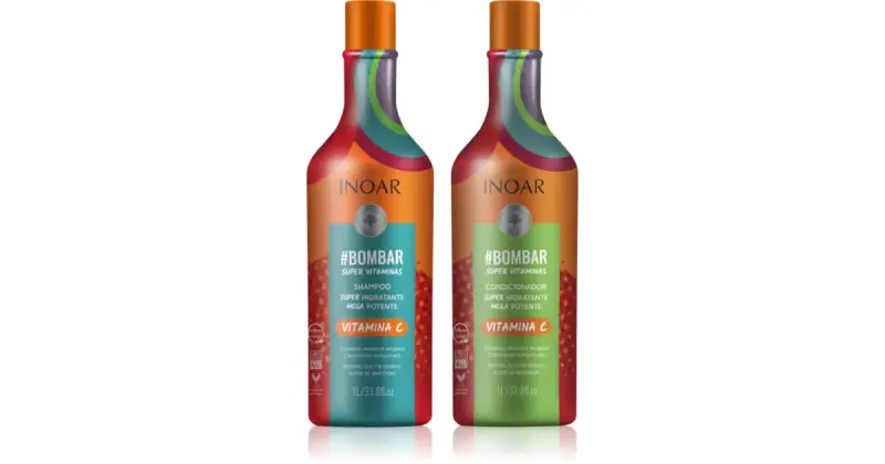 #Bombar Super Line Super Vitaminas set per capelli con vitamina C 2× 1000 ml