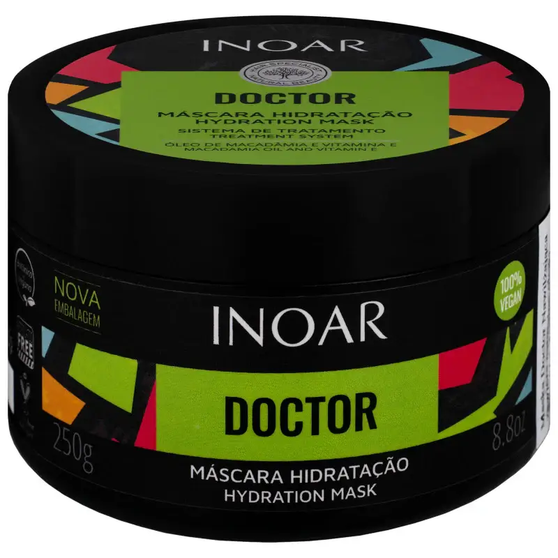 Maschera per capelli idratante Inoar Doctor 250g